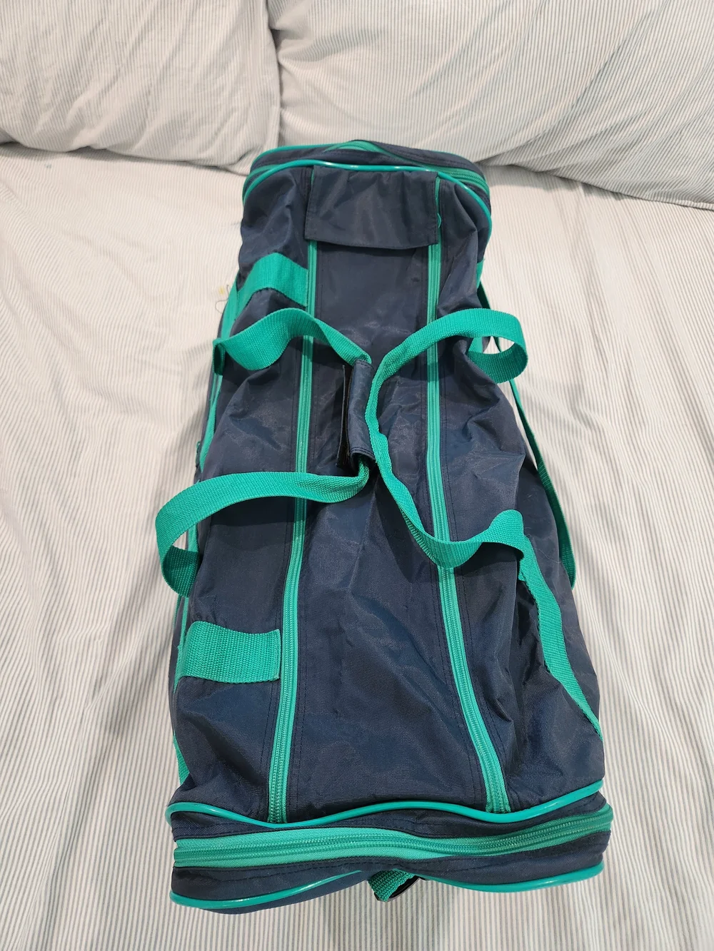 Vintage 80s Honda Motor Sports x Giorgio Beverly Hills Collab Duffle Gear Bag